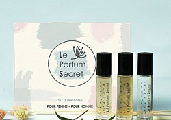 Set de 3 perfumes de 10 ml en roll-on. A escoger entre más de 250 perfumes de mujer, hombre y niñ@.